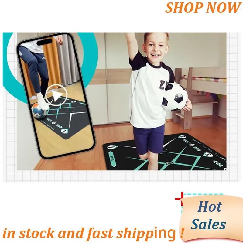 

ABVB-Football Training Mat Non-Slip Foldable Children Adult Ball Training Mat