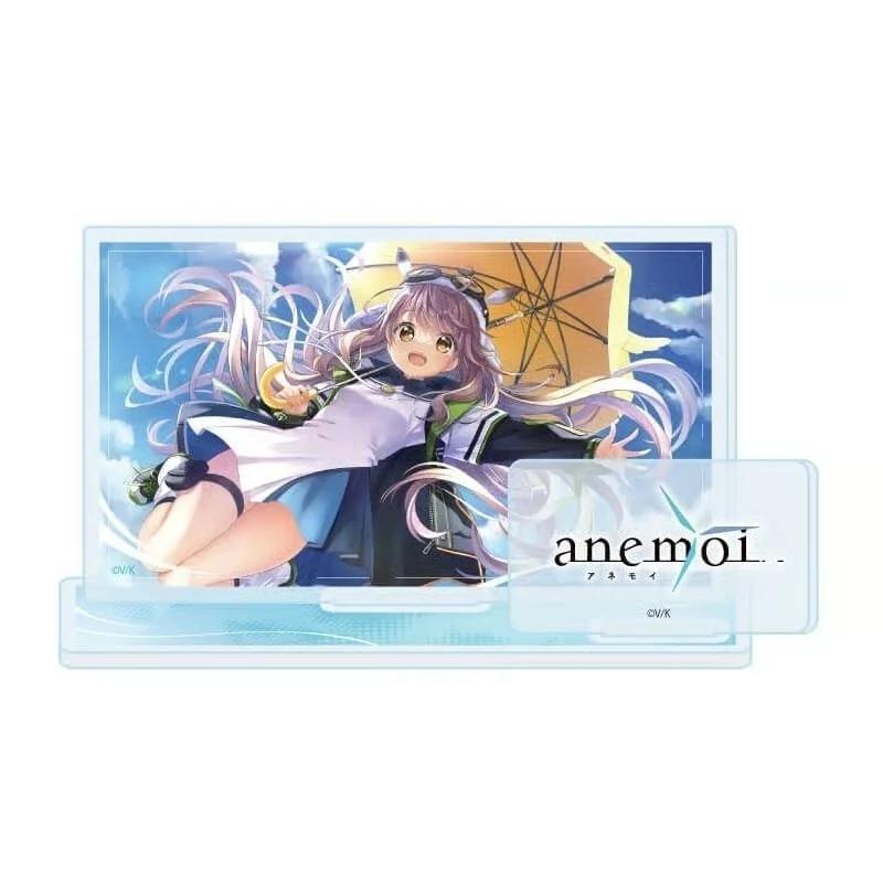 Visual Novel Game Anemoi Spica Tsujikura Hiiro Awayuki Scene Drawing Acrylic Stand Figure Model Plate Keychains Desk Decor