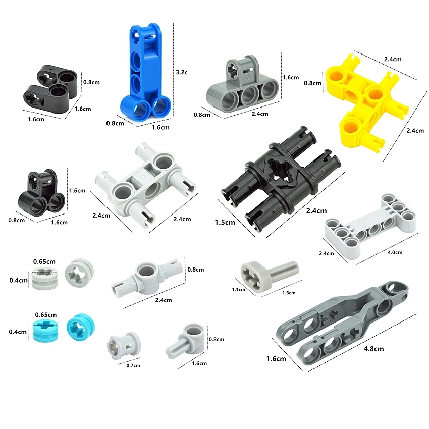 DIY Technical Parts Bulk Suspension Steering Classic Model Building 32034 32015 32014 2853 3713 57515 14720 87082 MOC Bricks