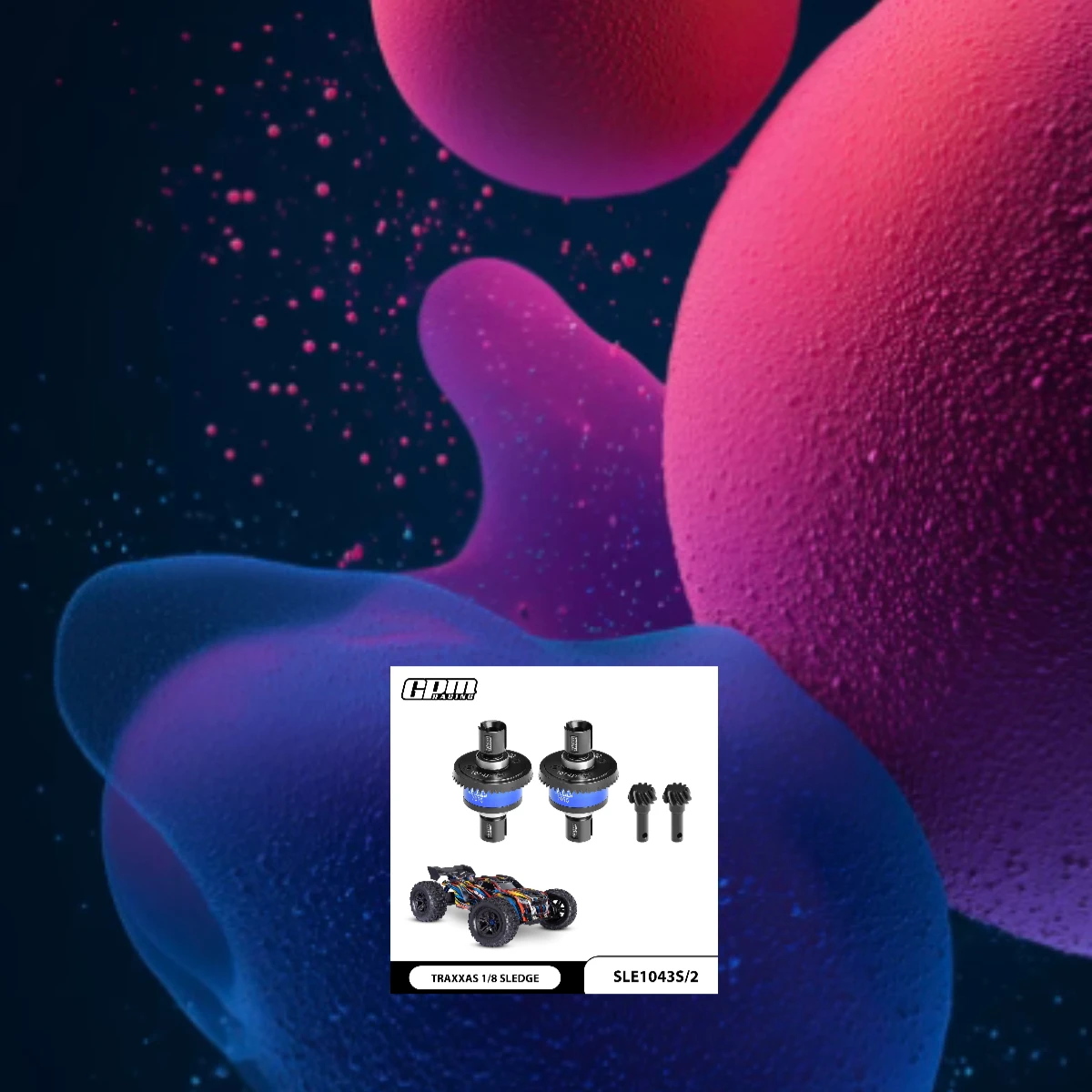 

Комплектные дифференциалы GPM из стали 20CrMnTi + сплава 7075, 10/43T, для TRAXXAS 1/8 Sledge 9580