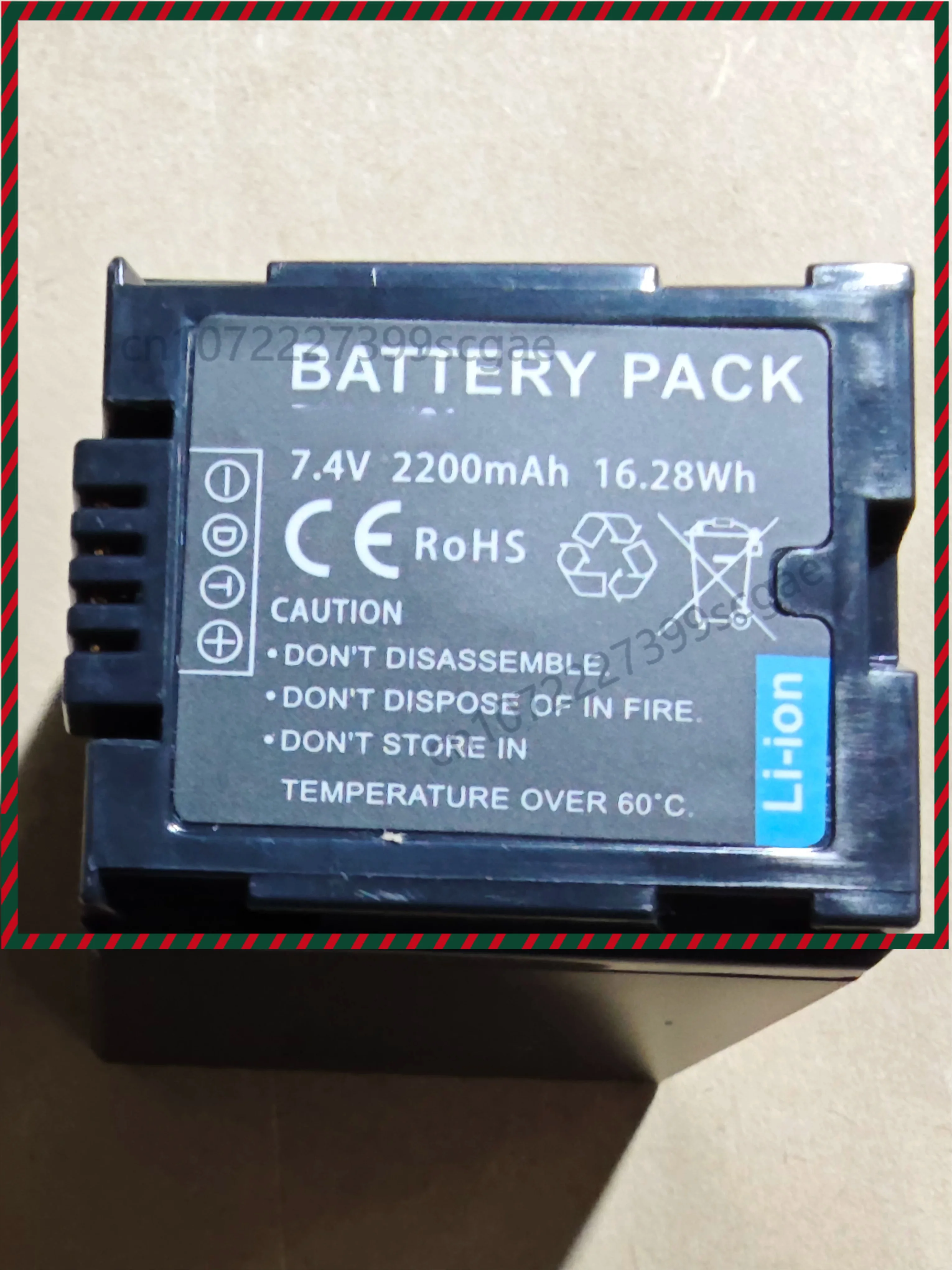 2pcs Replacement Battery DU21 For Panasonic VSK0650 VSK0631 VSK0651 PV-DAC14D Camcorder