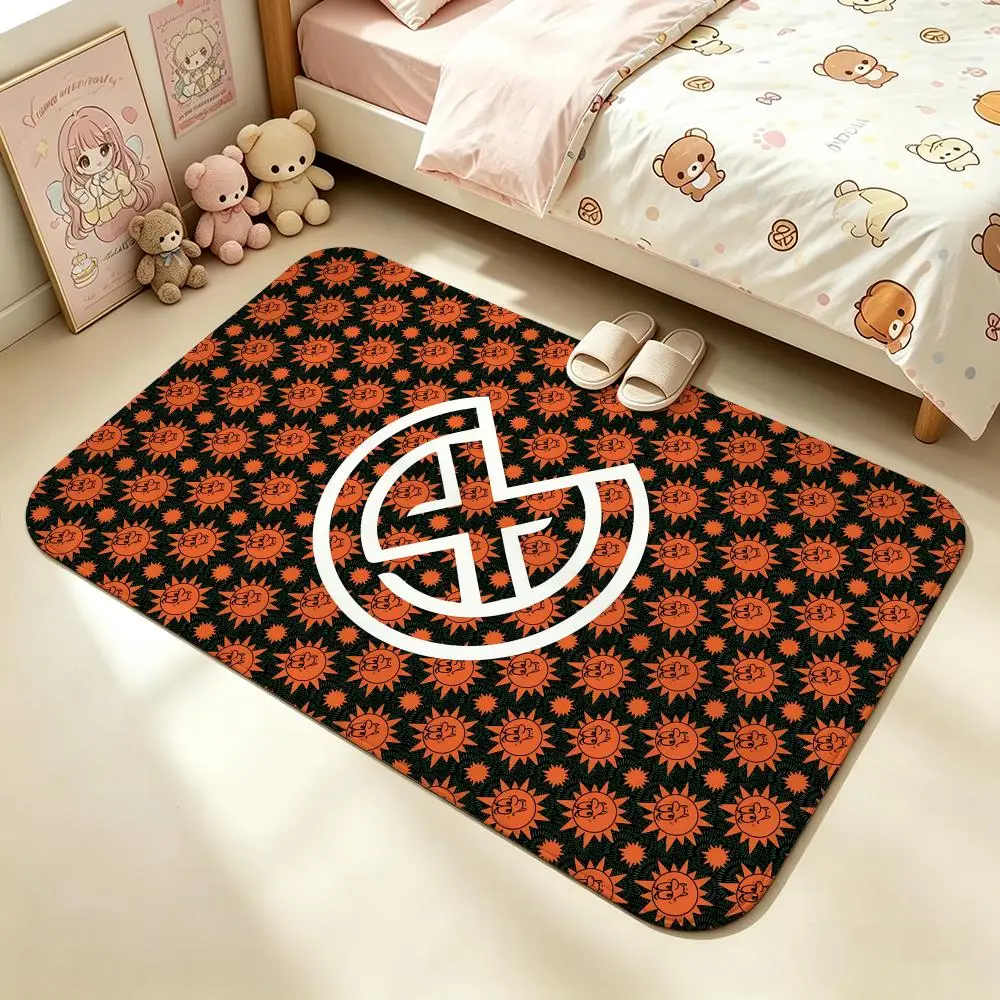 Celebrity-Feid LunaS Floor Mat Soft Non-Slip Bath Mat, Bedside Carpet, Absorbent Doormat for Home