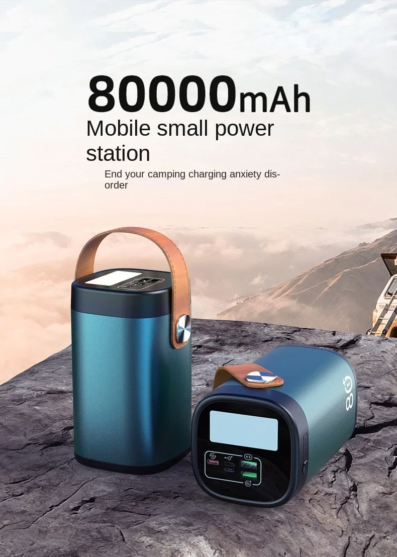 

Power bank 10mAh, super large capacity, fast charging, outdoor mobile power supply, emergency camping large charging equipment