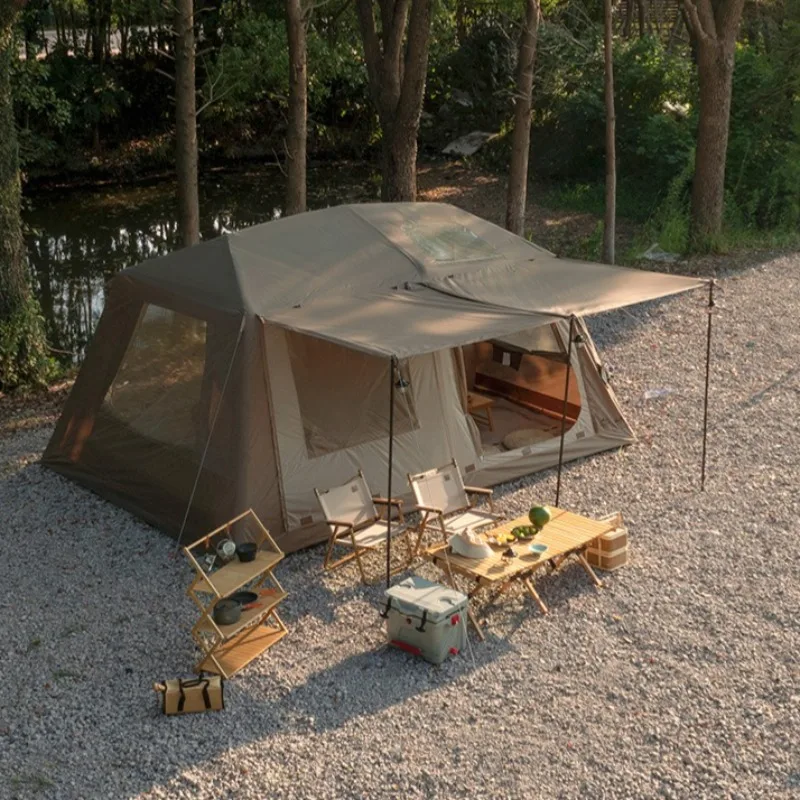 

Portable Electric Inflatable Tents Large Space Family Picnic Foldable Rainproof Camping Tent Outdoor Overnight Camping Supplies