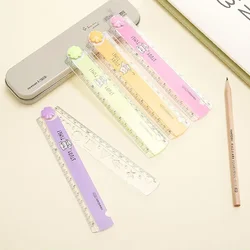 30 CM Kawaii Cute Kawaii Study Time Folding Ruler Multifunction DIY Drawing Rulers for Kids Students Office School Stationery