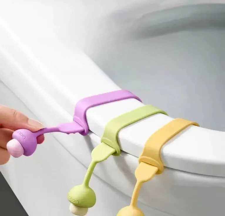 New Cute Toilet Lid Lifting Device Lifts The Toilet Lid Hand Hygiene and Anti Dirt Hand Toilet Accessories Lid Opener