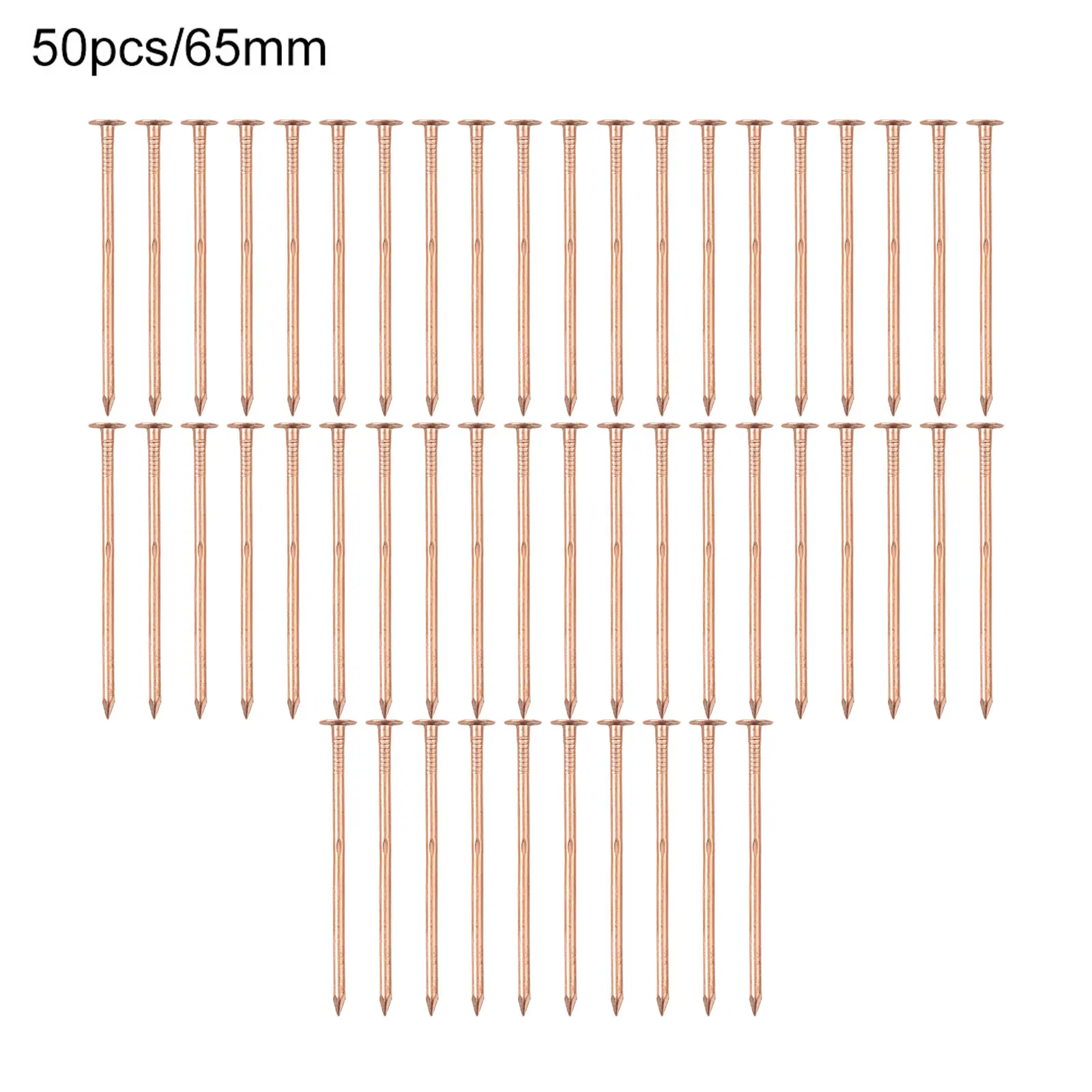 20pc/30/40/50pc 65mm/75mm Copper Tree Stump Killer Nails For Killing Trees Stump Root-Removal Spikes For Gardening Shipbuilding
