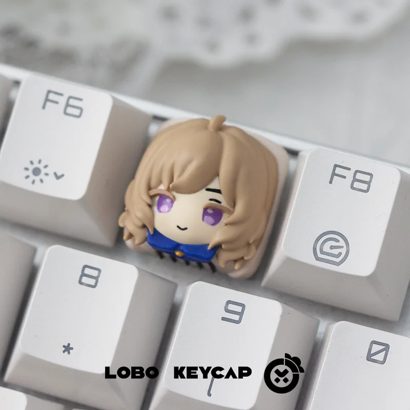 

Iwanaga Kotoko Anime Artisan Keycap Original Keycaps Custom Cute Cartoon Personality Gaming Keycaps for Mechanical Keyboard Gift