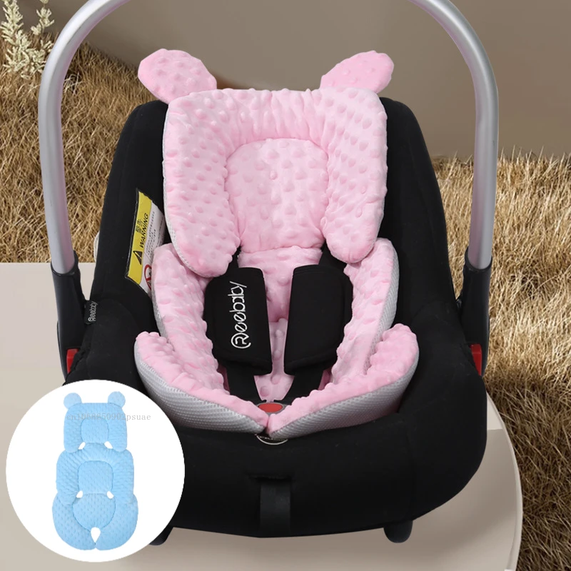 

Four Seasons Baby Stroller Cushion Infant Car Seat Insert Stroller Pad General Thermal Mattress Mesh Breathable 2 Side Available