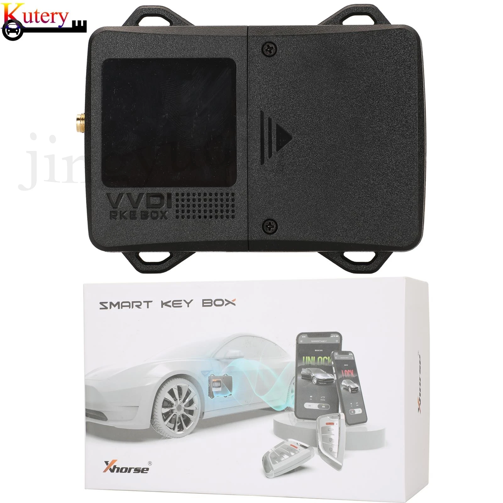 

jingyuqin Xhorse Bluetooth Smart Key Box Phone APP Car Alarm System Engine Start Remote PKE Keyless VVDI Key Tool Programmer