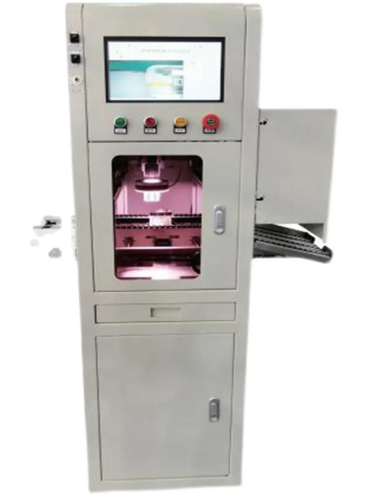 فحص التعرف البصري الذكي الأوتوماتيكي بالكامل، تحليل الصور، قياس هندسي، تسلسل خط الموقع العيب #3