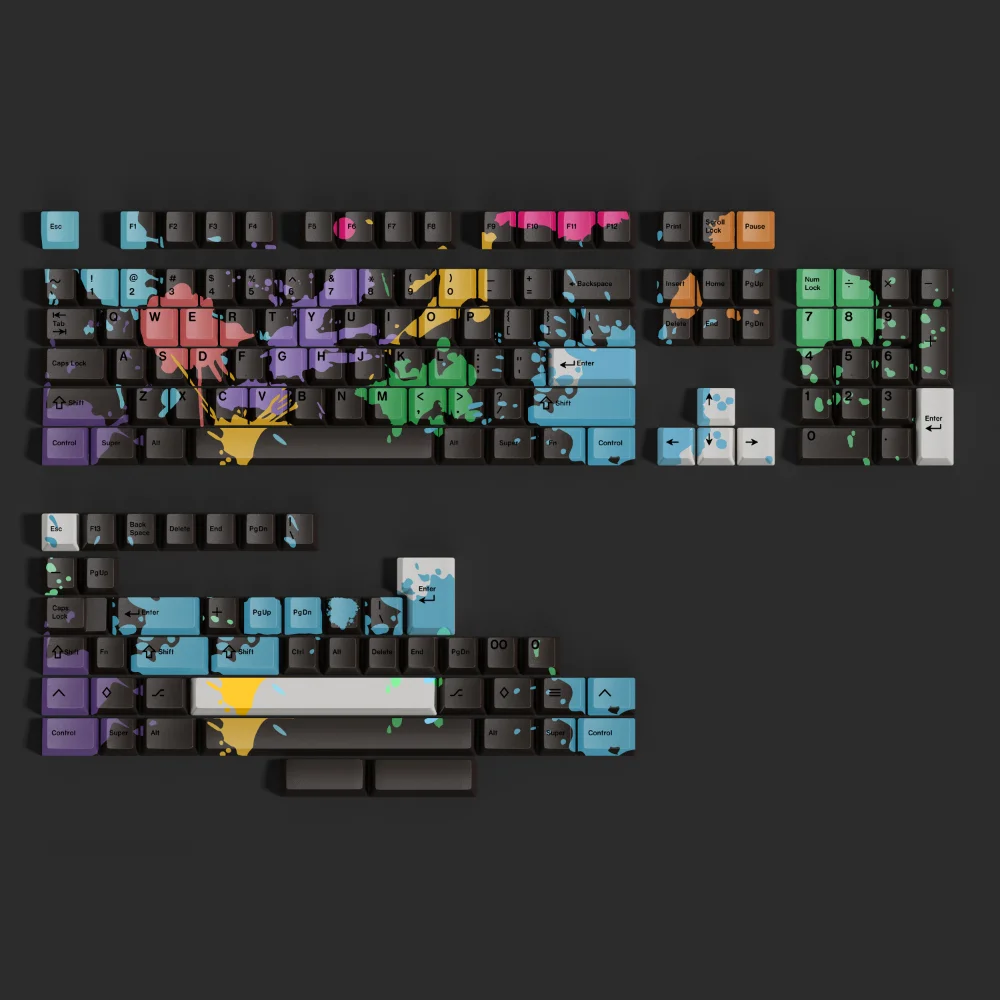 Copritasti PBT Cherry Profile 100:Zombie Keycap Sublimazione della tintura 149 tasti per tastiera meccanica MX 61 64 66 68 75 84 87 96 104 108