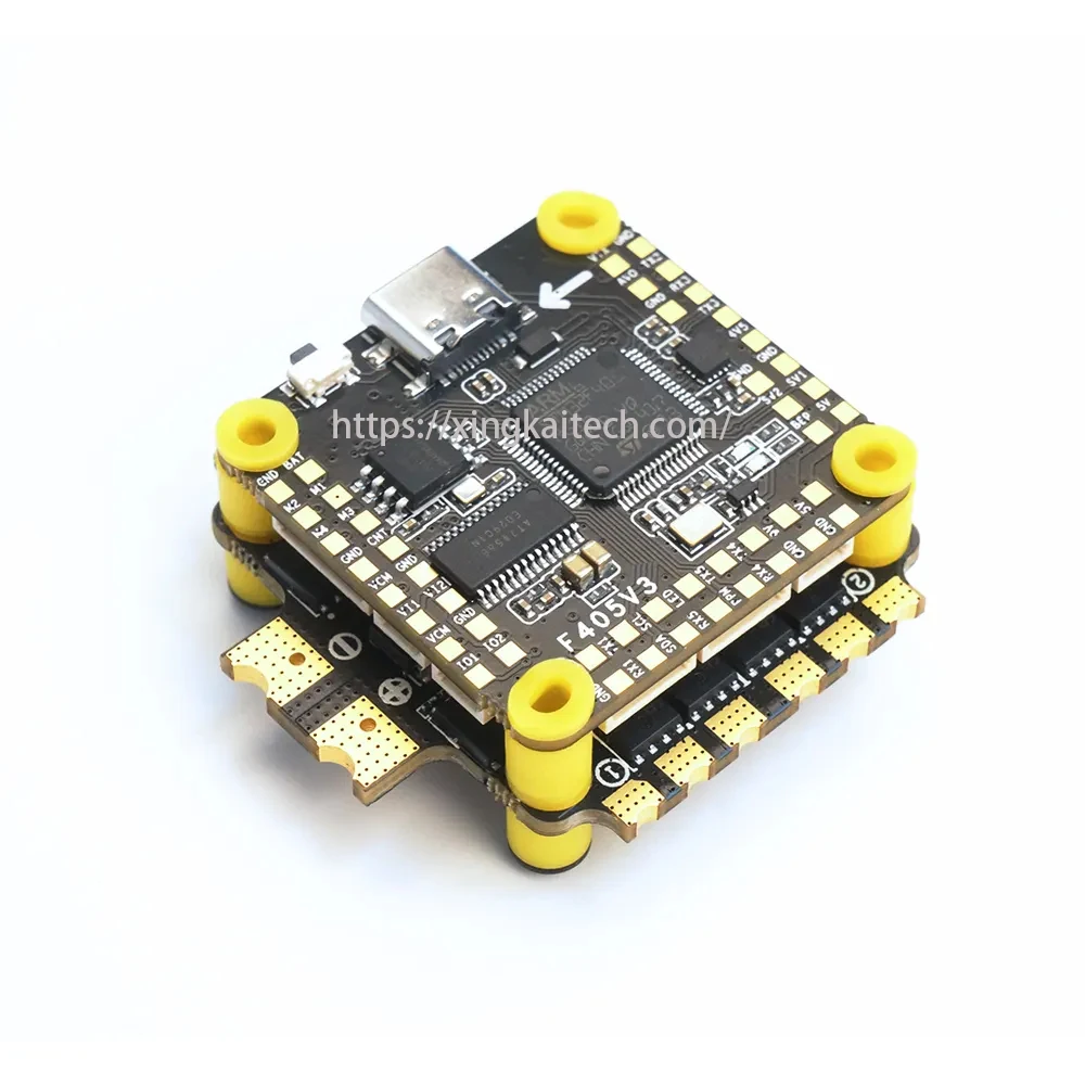 كومة F405 V3 50A 60A 65A وحدة تحكم في الطيران F405 المدمج في OSD ESC 2-6S يبو ل FPV سباق الطائرة بدون طيار كوادكوبتر وحدة تحكم في الطيران