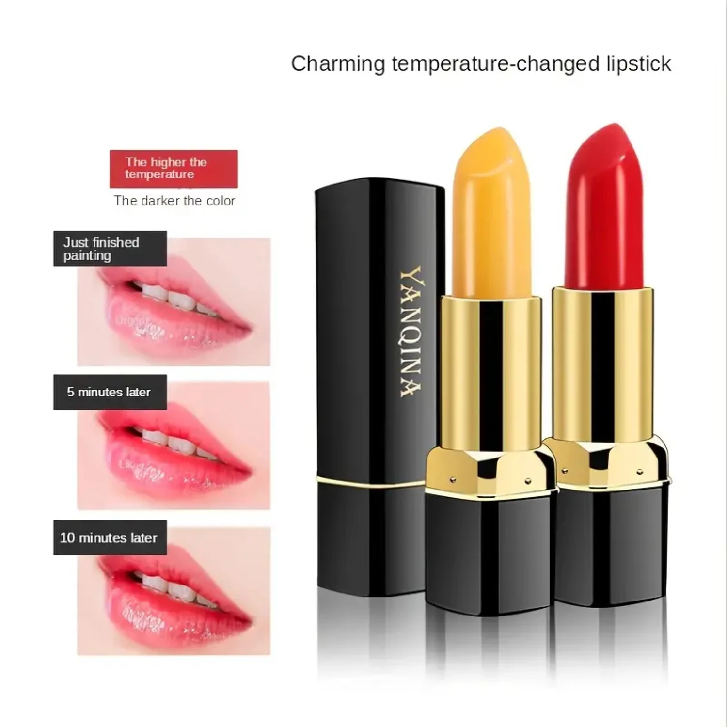 Color Changing Lip Balm Lipstick Velvety Moisturizing Long Lasting Lipstick Lip Stain Lip Lip plumping gloss Tinted lip balm