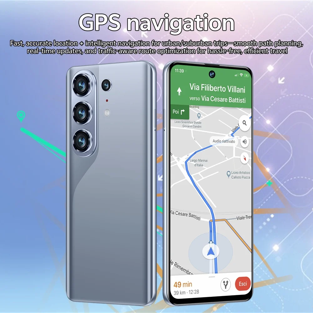 K-Touch C26 Ultra Mobile Phones Android 15 Smartphone 7.3 HD Cell Phone 22GB 2TB 8000mAh Face Unlock 5G Dual SIM 16+48MP Camera Cellphones For Men Women
