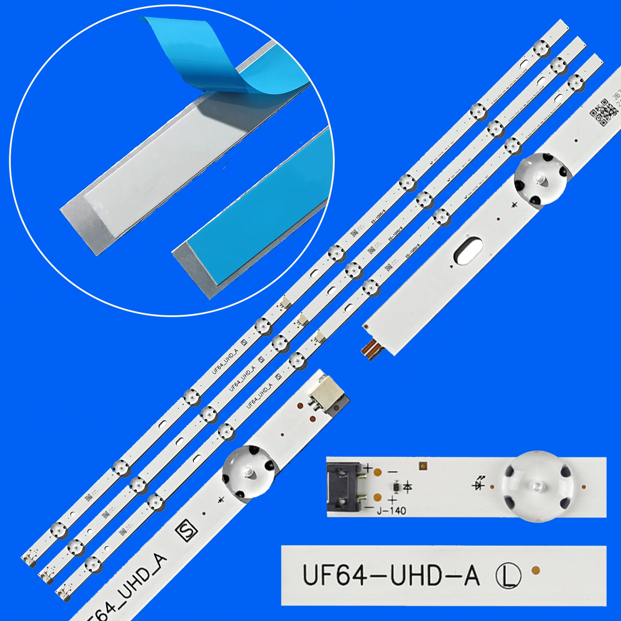 LED Backlight Strip For 43LH6000 43UH619V 43UH6200 43UH6207 43UH6209 43UH620V 43UH6210 43UH6420 43UH6107 43UK6390PLG 43LH604V