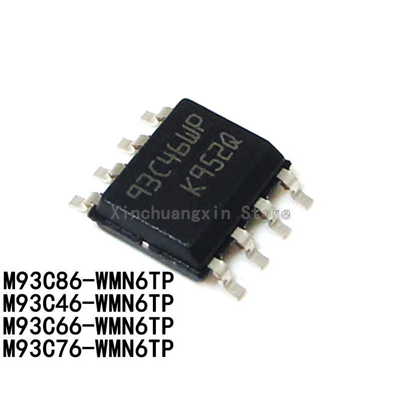 10PCS M93C86-WMN6TP M93C46-WMN6TP 93C46WP M93C66-WMN6TP M93C76-WMN6TP 93C76WP EEPROM memory chip