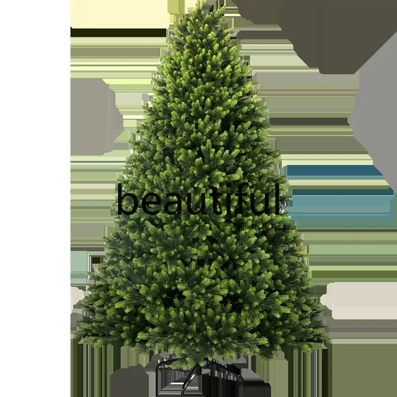 

Christmas tree home luxury encryption wide full pe with its own lights luminous Christmas decorations fir tree