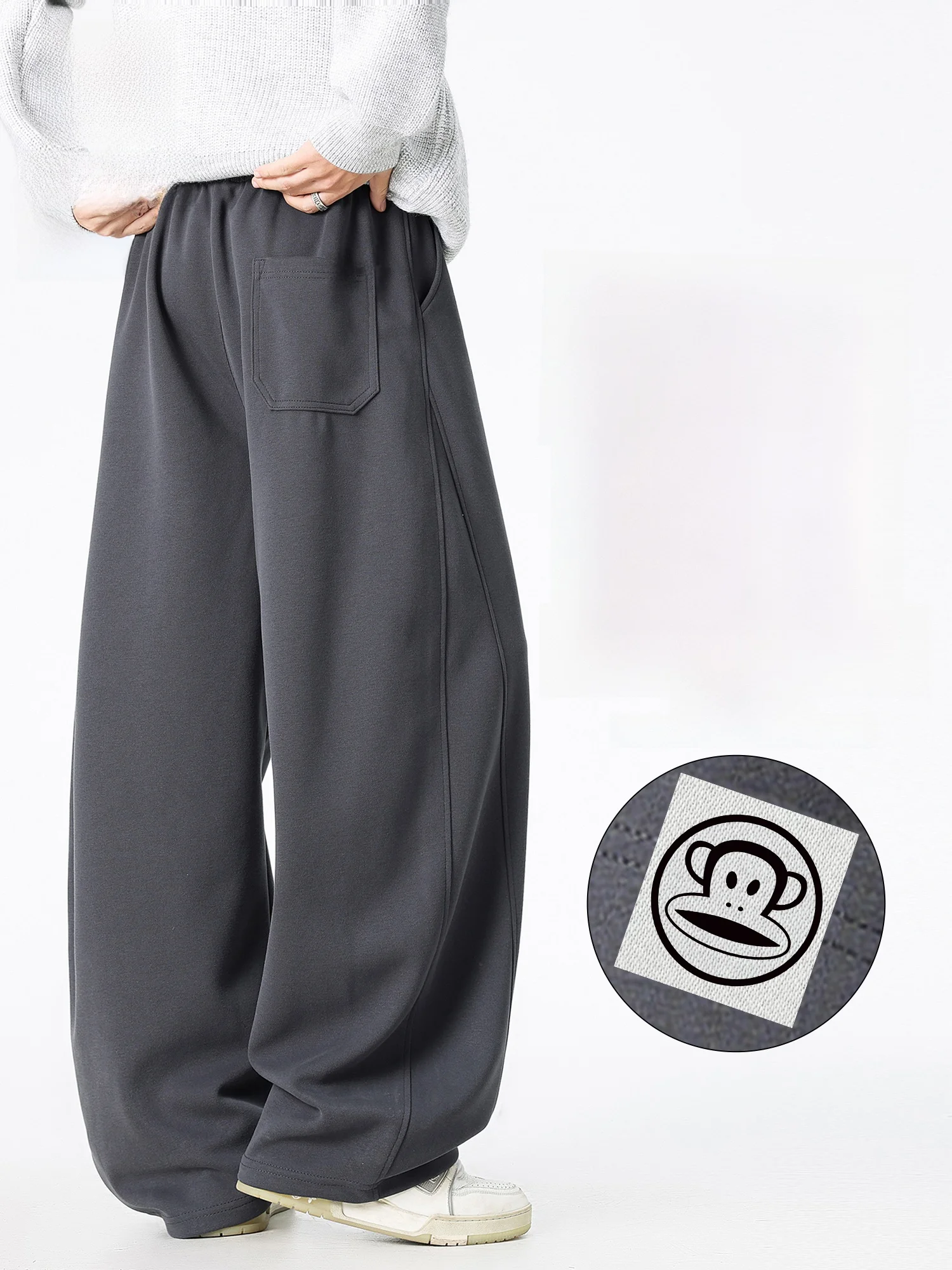 

Мужские спортивные повседневные брюки Paul Frank American Trendy Brand, свободные, прямого кроя, весенняя новинка, модель Sle Knife