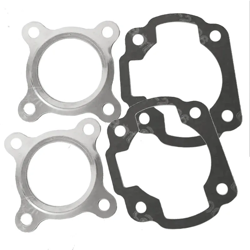 2 Sets Motorcycle Cylinder Head Gasket Set Rebuild Kit For 47mm 70cc Minarelli JOG Scooter