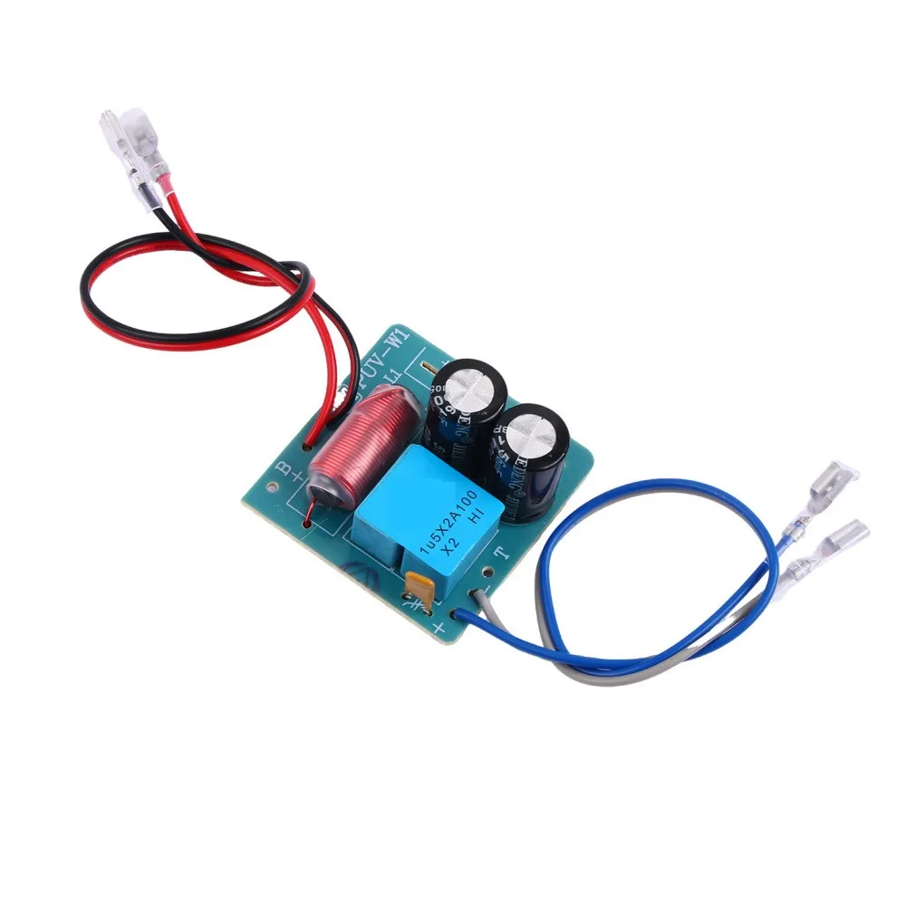 Hi-Fi Speaker Crossover 2-Way Audio Frequency Divider 65W 120Hz-20KHz 4-8Ω for 3-5.5 Inch Speaker DIY Audio Speaker Accessory