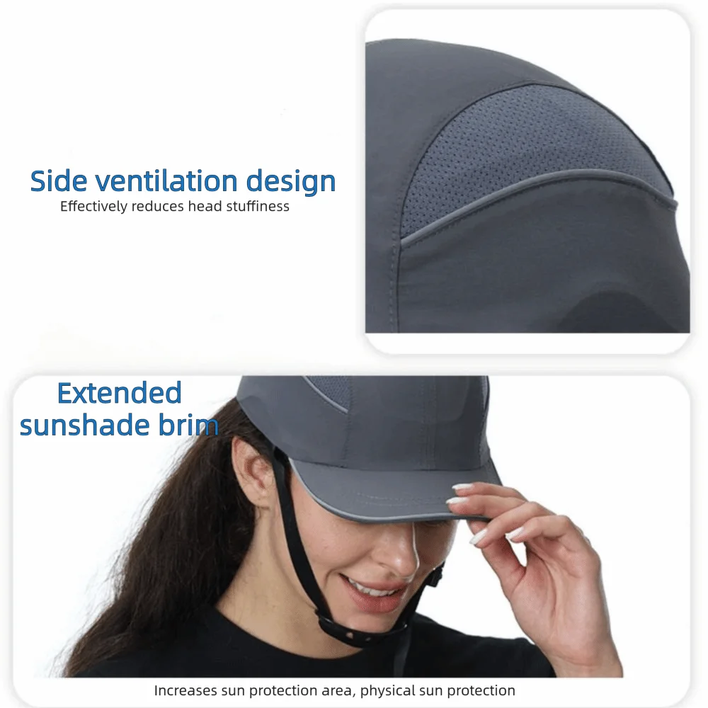 With ABS Shell EN812 Safety Cap Anti-collision Head Protection Work Safety Helmet Safety Baseball Hat