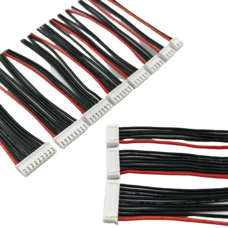 10 stuks per partij 15 CM 22AWG Lipo batterij gebalanceerd opladen siliconen draad connector plug gebalanceerde oplaadkabel