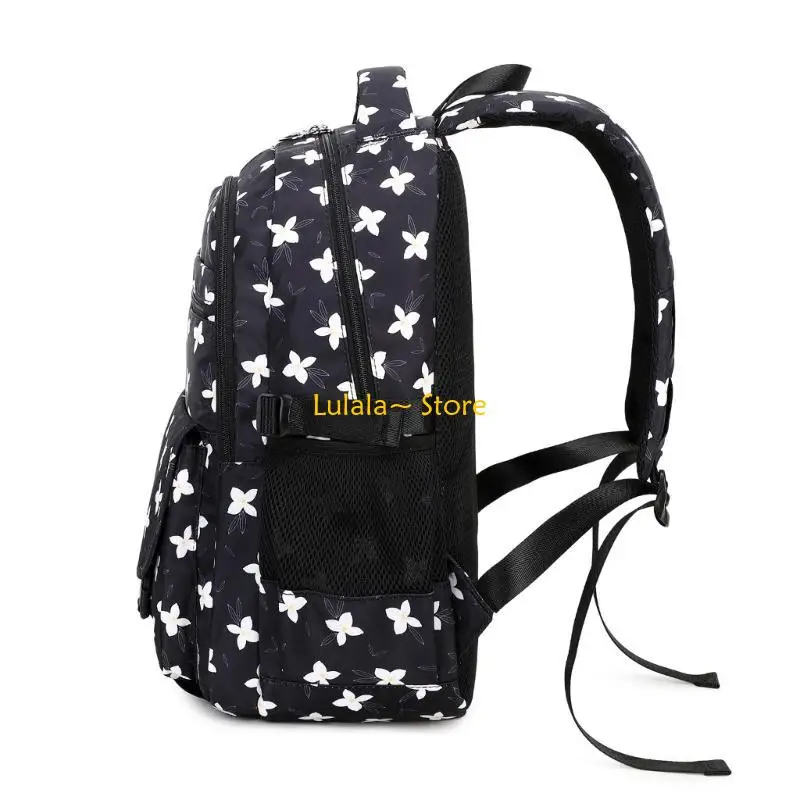 

Y4QA 3pcs School Bag and Pencil Case Lunch Bag Large Capacity Backpack for Student