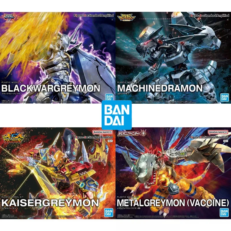 

Original Bandai Original Digimon Adventure Anime Figure-rise Standard FRS KAISERGREYMON Action Figure Assembly Toys Gifts