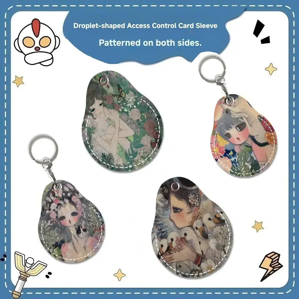 A-A-Three-Without-Roots Mysterious-Melancholic Animation new cute ashionable portable sensor access card protective cover