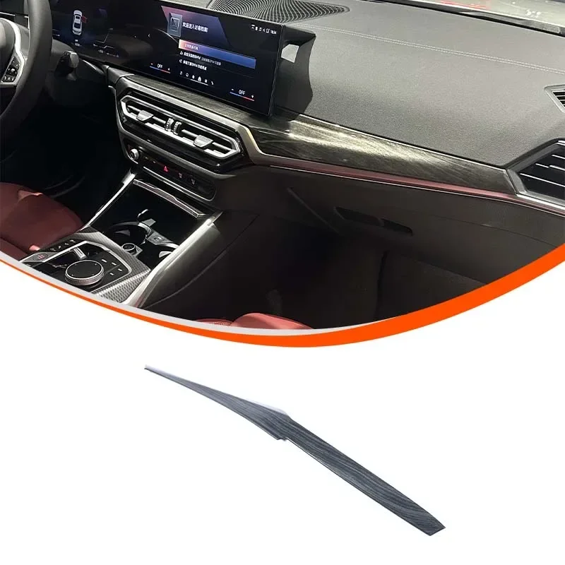 

ABS Carbon Fiber For BMW 3 Series i3 4 Series i4 2023-2024 Car center console decorative strip sticker car interior accessories