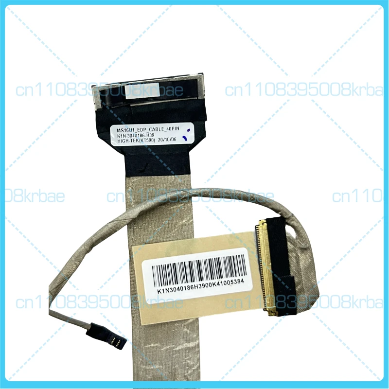 New original Suitable for MSI GL65, GE65, GP65, MS-16U7, U2, U5, U3 screen cables. Model: K1N-3040186-H39
