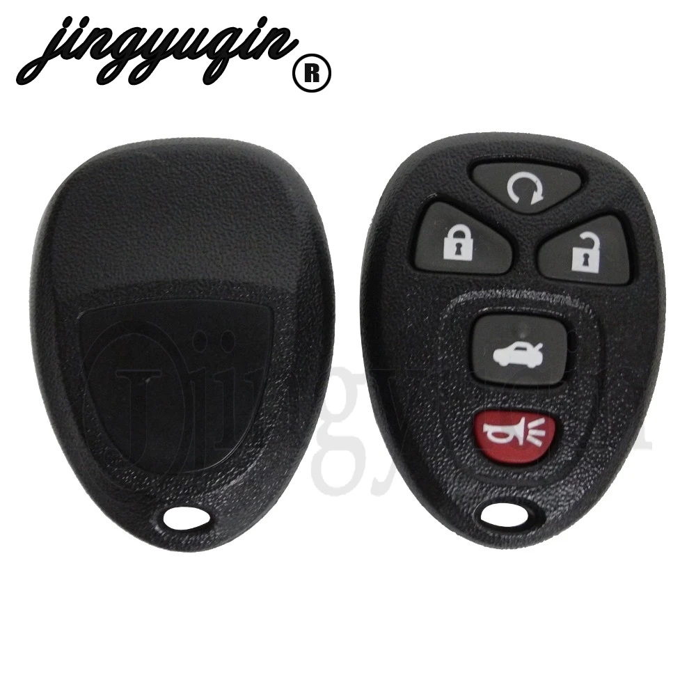 jingyuqin 20pcs/lot 5 Button Remote Key Shell For G-M-C for Buick for Cadillac Chevy for Chevrolet Fob Case Replacement 22733524