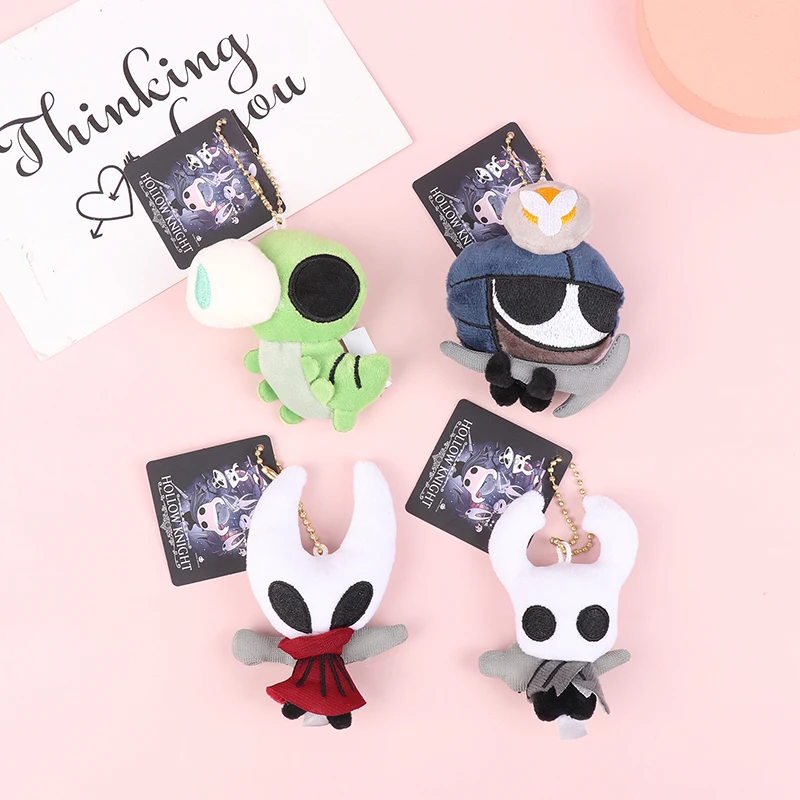 Game Hollow Knight Cosplay Doll Toy Plush Dolls Kids Gift Keychain Pendant Accessories