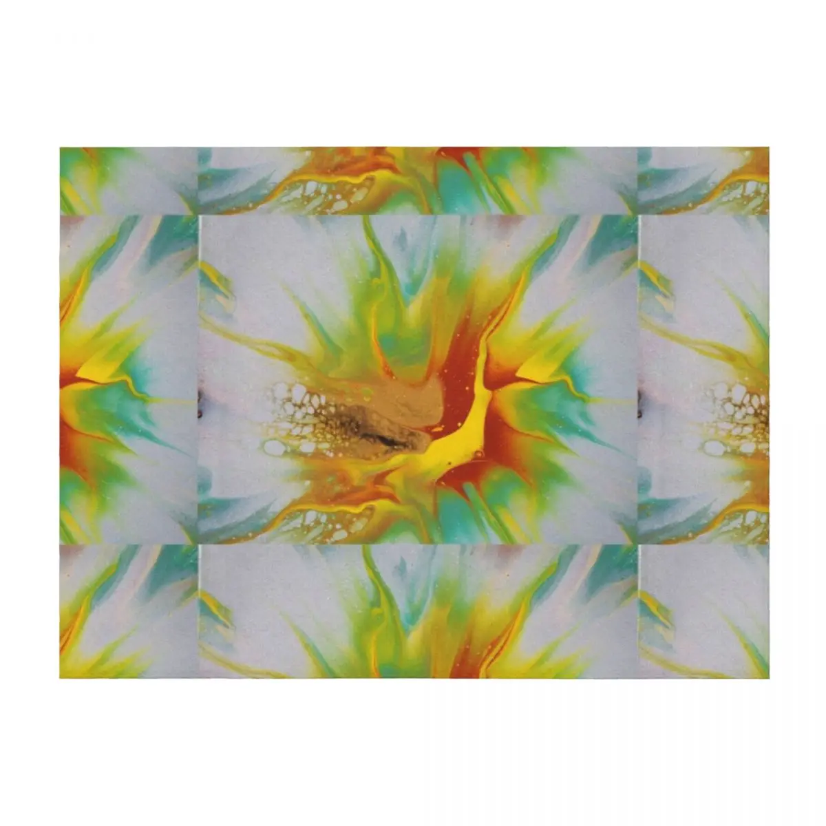 

Morning Glory Throw Blanket Multi-Purpose Cute Plaid on the sofa Beach Blankets