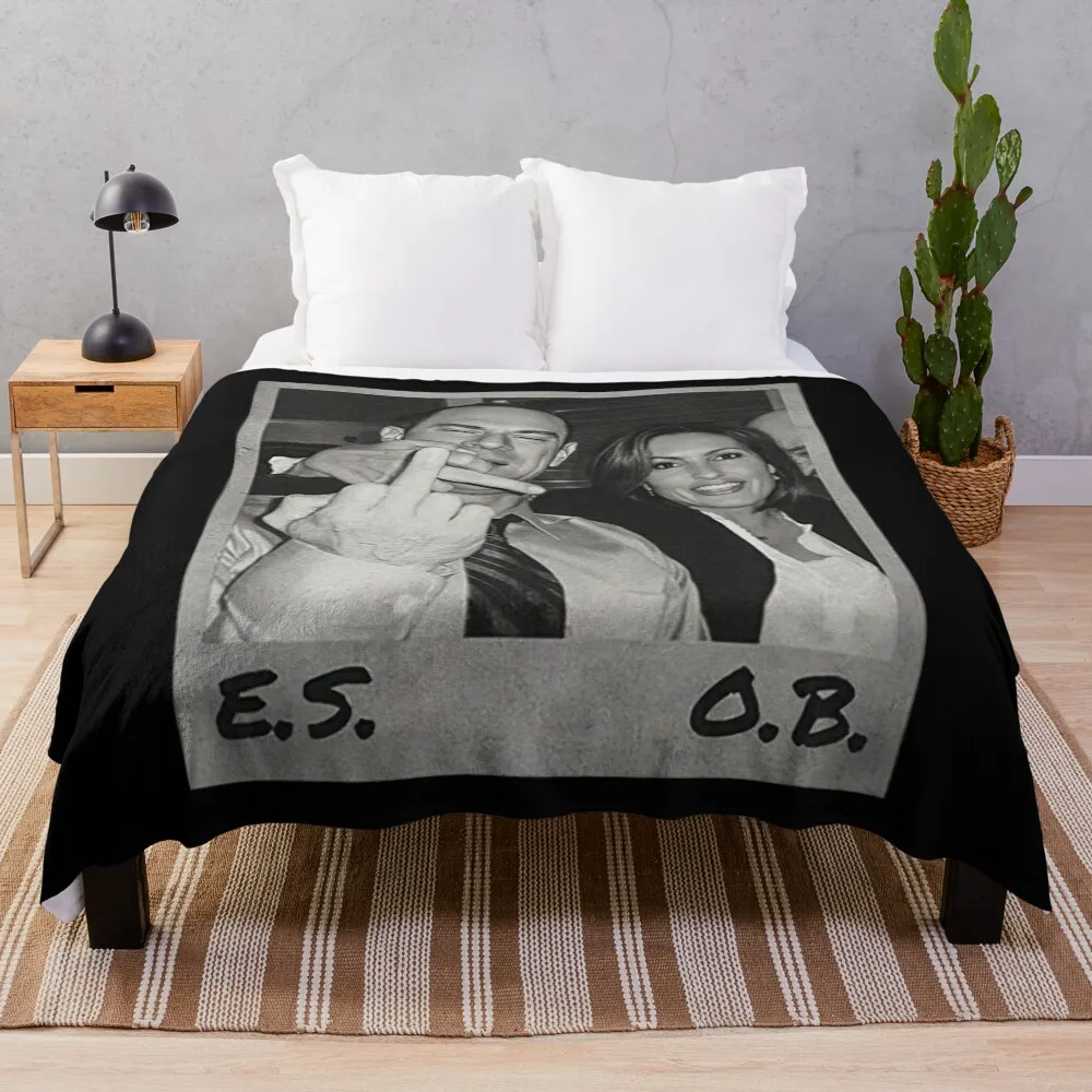 

Elliot Stabler And Olivia Benson Throw Blanket