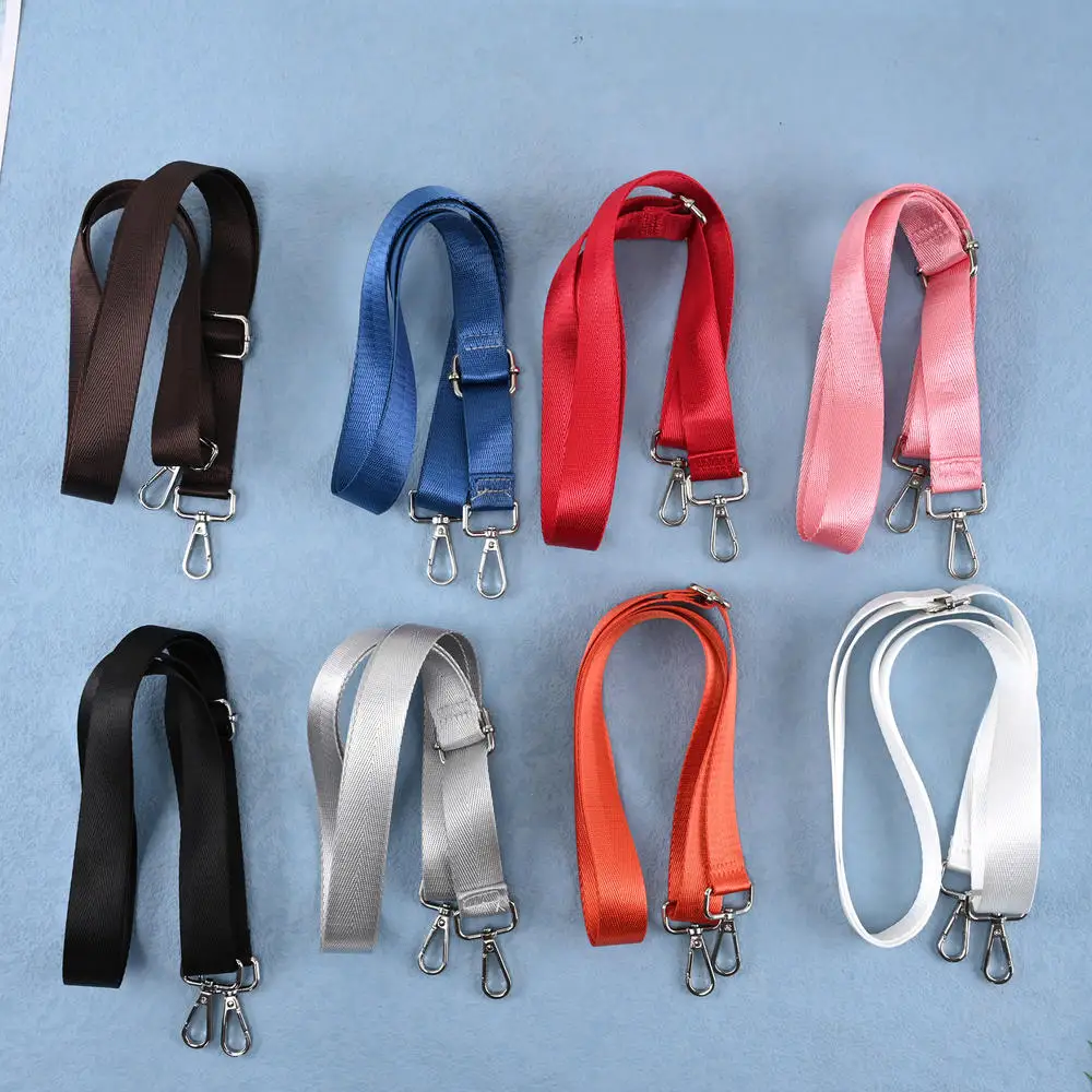 2.5CM Adjustable Shoulder Straps for Men and Woman DIY Crossbody Wide Replacement Strap Nylon Metal Buckle Bag Accessories