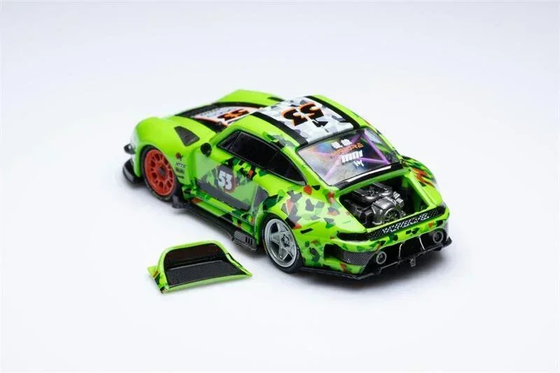 D.Bo Model X DCM 1:64 RWB 993 Duck Tail Diecast Model Car