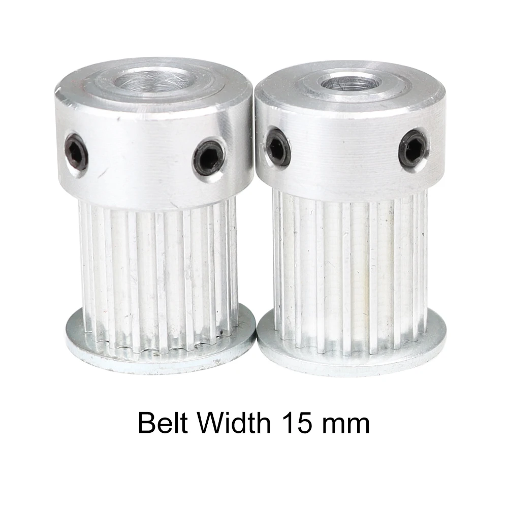 3M-16T Belt Pulley Circular Arc Tooth Inner Bore 4/5/6/6.35/8mm Aluminum Pulley Wheel K Shape For 3M Rubber Belt Width 10/15mm 5