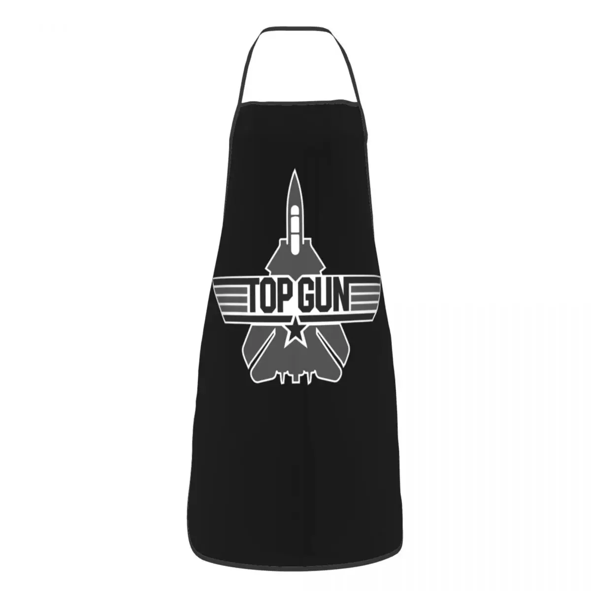 Fighter Jets Top Gun Bib Apron Men Women Unisex Kitchen Chef Maverick Film Tablier Cuisine for Cooking Baking Gardening