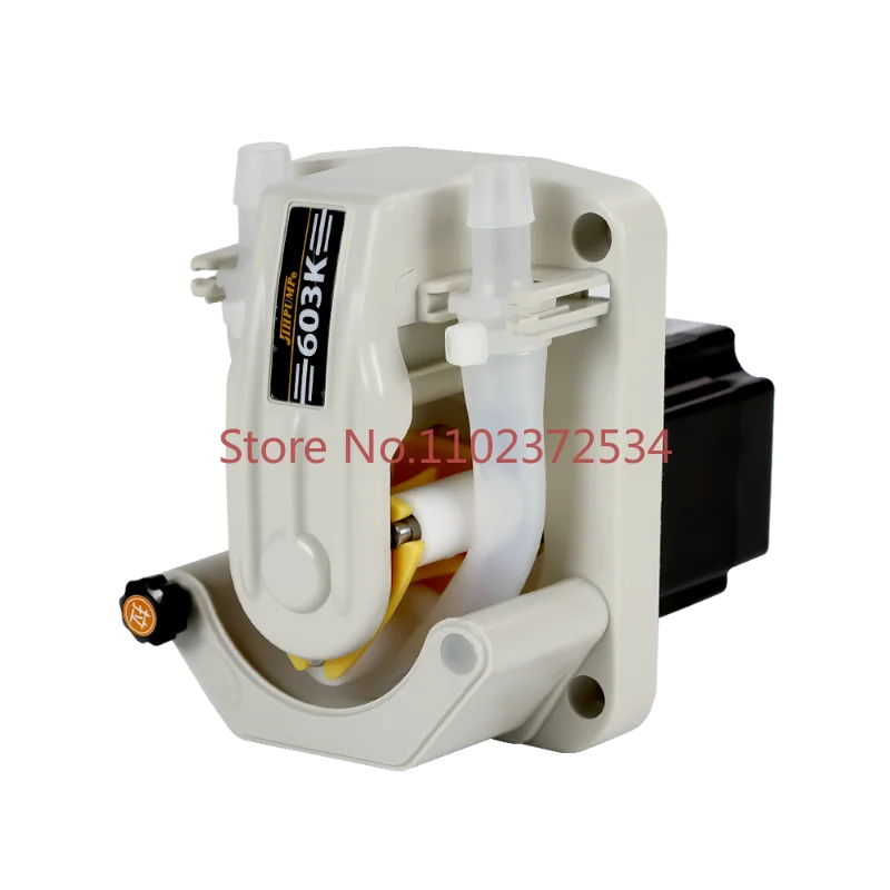 

JIHPUMP 8mm 2000ml 3000ml/min Small Mini Micro High Flow Peristaltic Pump Large Flow DC Water Liquid Dosing Hose Pumps