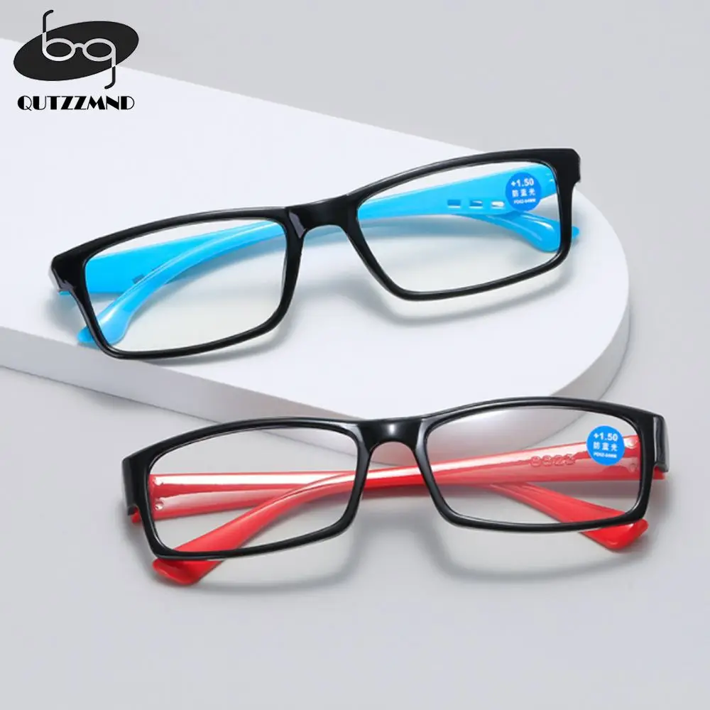 

Fashion Anti-Blue Light Reading Glasses Urltra-Light Eye Protection Women Men Comfortable Eyeglasses Office Computer Goggles