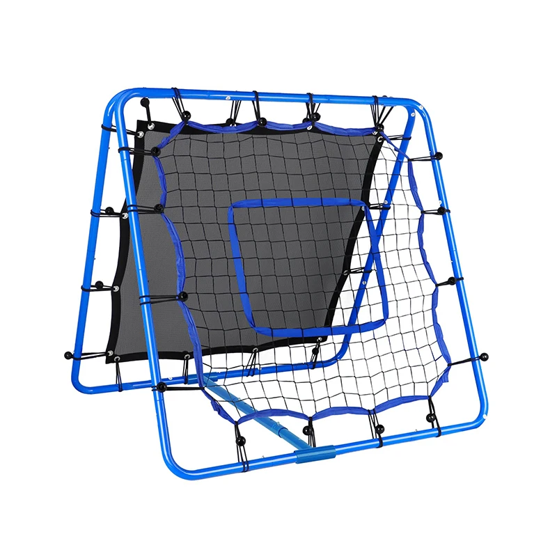 2-in-1 Adjustable Steel Pipe & PE Net Football Rebound Goal Soccer Training Equipment OEM Brand