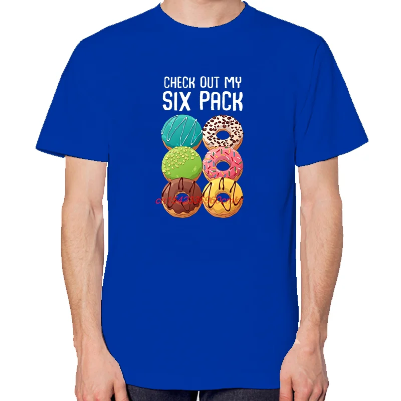 Donut On Funny Graphic T Shirts Summer Tees Tops Cotton New Shirts And T-Shirts Unisex Streetwear Fashion Round Neck T-Shirt
