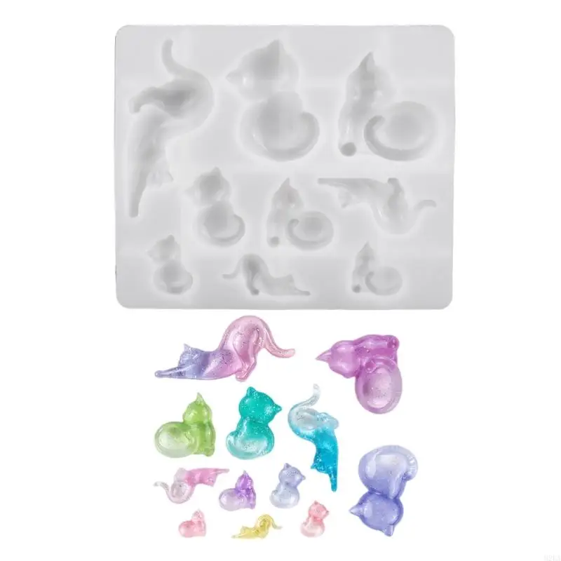 2026 New 3D Kitten Shaped Silicone Mold For Epoxy Resin Art And DIY Projects