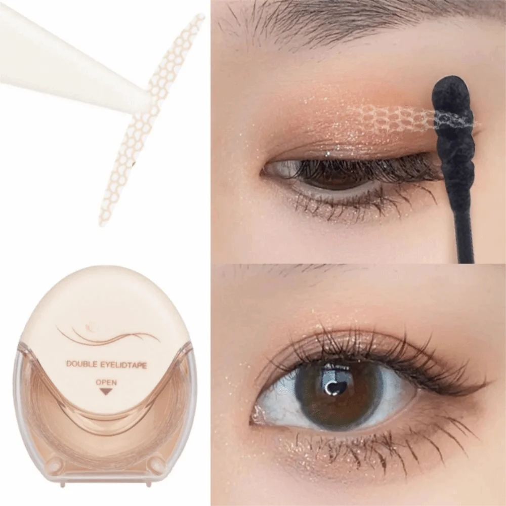 Zelfklevende onzichtbare dubbele ooglidsticker Lijmvrije transparante grote ooglidtape Sticker Oogmake-up gereedschap Waterdicht