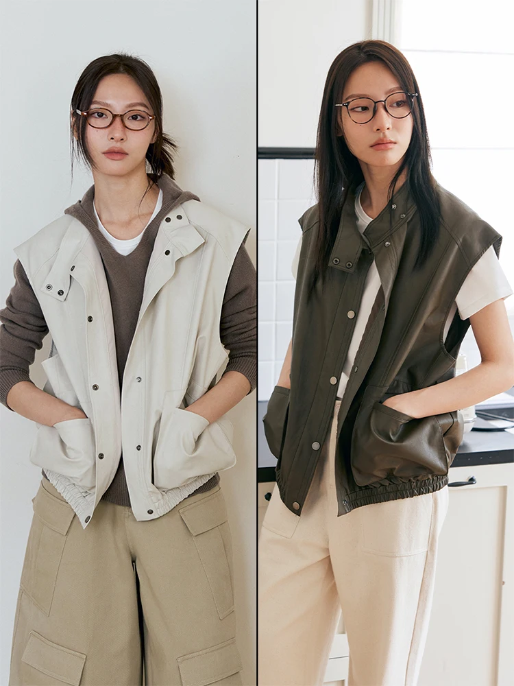 

Ce Oak Двойной цветной коврик Большой кожаный жилет-джат Верхняя одежда 5790 от оленя и летающей птицы Чистый цвет Хлопок Полиэтилен...