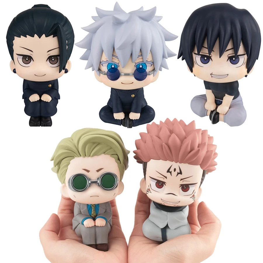 10cm Jujutsu Kaisen Anime Figure Look Up Q Version Satoru Gojo/Geto Suguru Action Figure Fushiguro Toji/Okkotsu Yuta Figurine