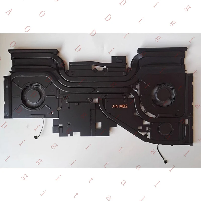 

Вентилятор охлаждения процессора и графического процессора WW FOR DELL Alienware M18 M18X A+N MB2 с радиатором 0NXM30 NXM30