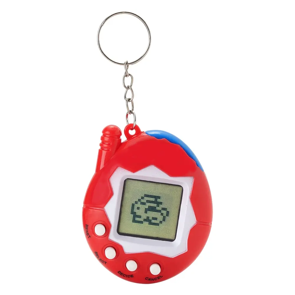 2 Packs couleur aléatoire enfants Kid Virtual Pet Handheld Training Game Electronic Mini Pet Machine